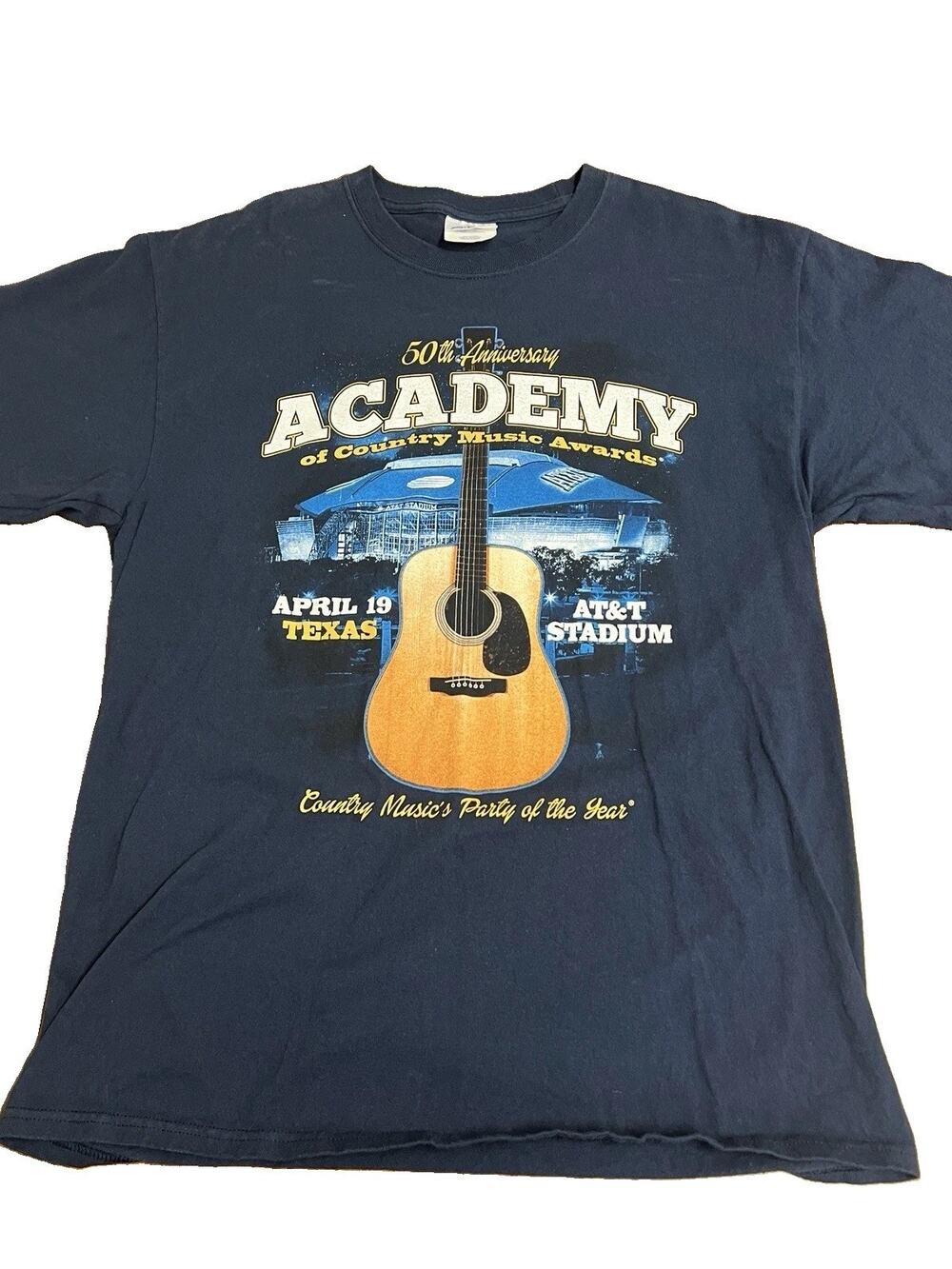 ACM Awards 50th Anniversary 2015 Shirt L AT&T Stadium Texas Country Music